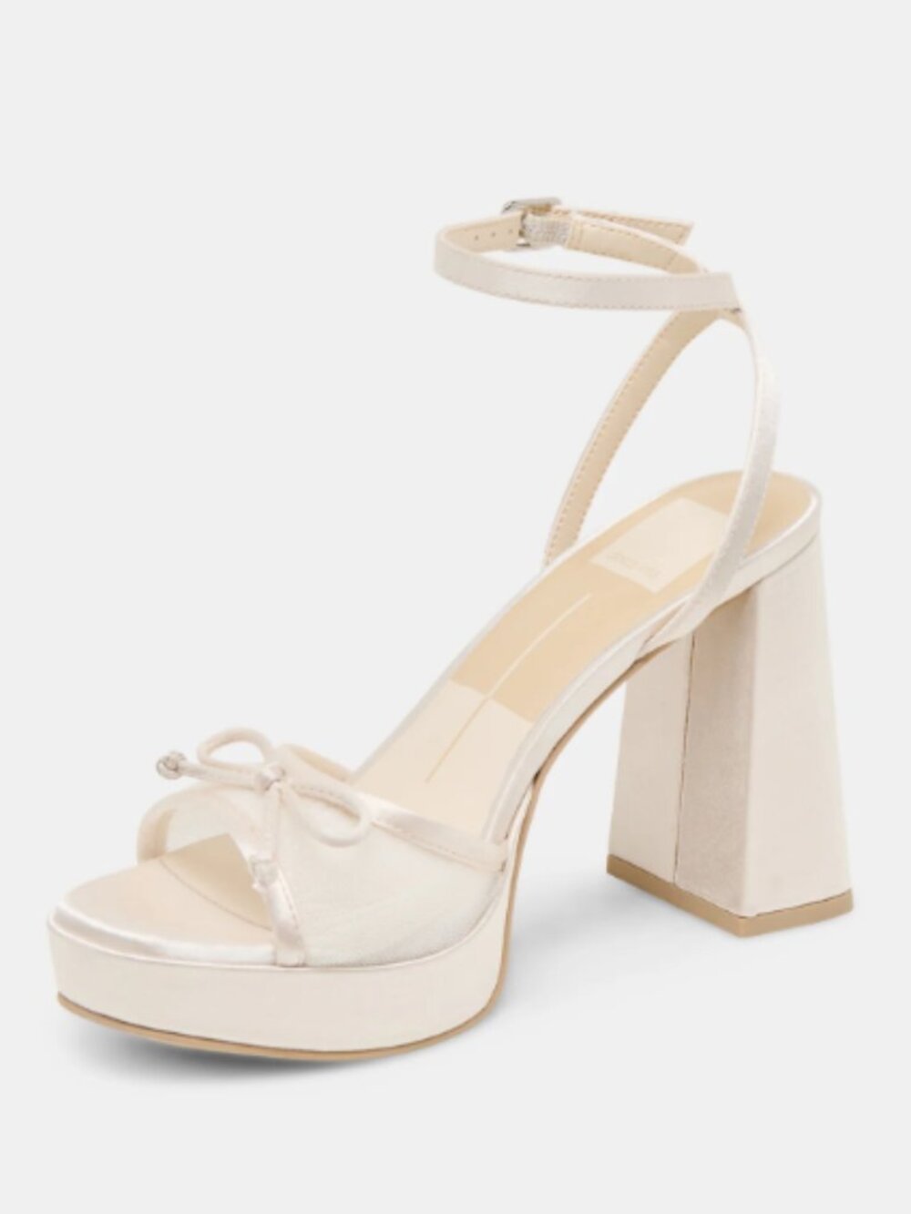 Dolce Vita Pandor Heels White Tulle Size 8